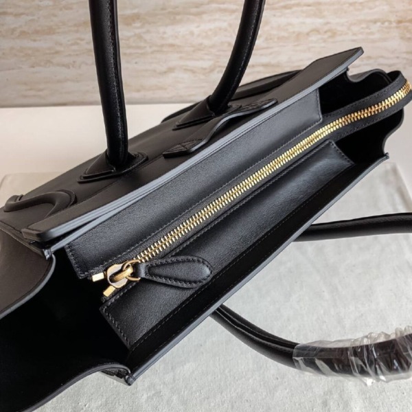 Reisetasche Mini Schwarz/Gold 27 cm