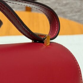 Constance 18 aus Swift-Leder in Rouge H 19cm