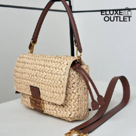 Baguette Raffia Beige 27 cm