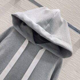 Contrast Drawstring Hellgrau