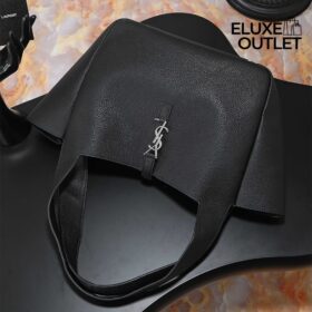 Le 5 a 7 Bag Schwarz/Silber 50 cm