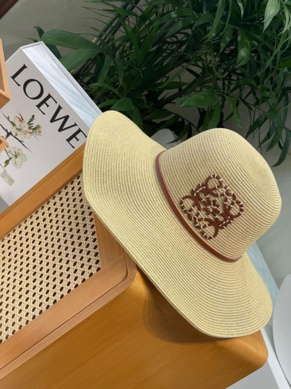 Anagram Raffia-Sonnenhut in Beige