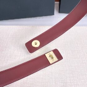 Gürtelschnalle – Weiß & Gold 3cm