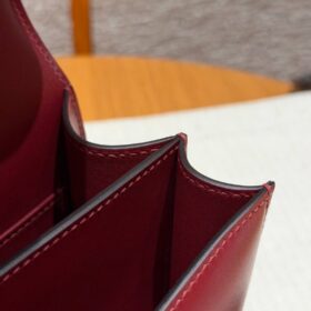Constance 18 aus Swift-Leder in Rouge H 19cm