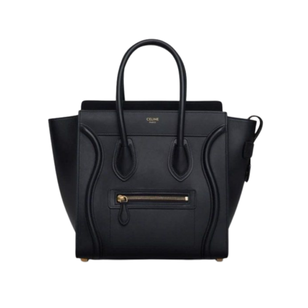 Reisetasche Mini Schwarz/Gold 27 cm