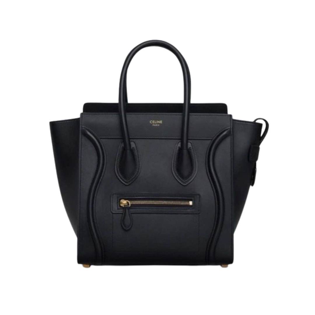 Reisetasche Mini Schwarz/Gold 27 cm