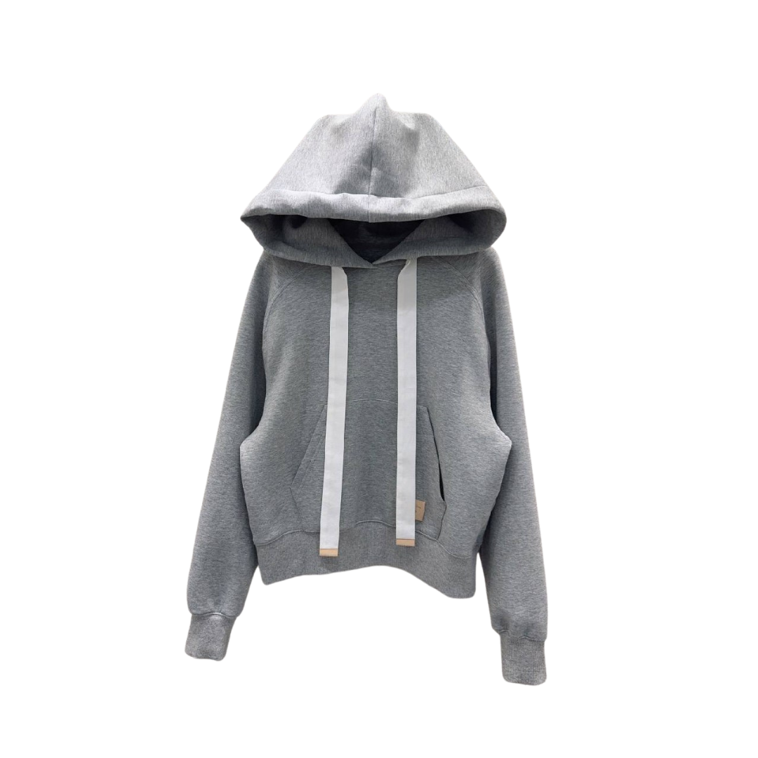 Contrast Drawstring Hellgrau