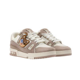Trainer Wildleder Beige