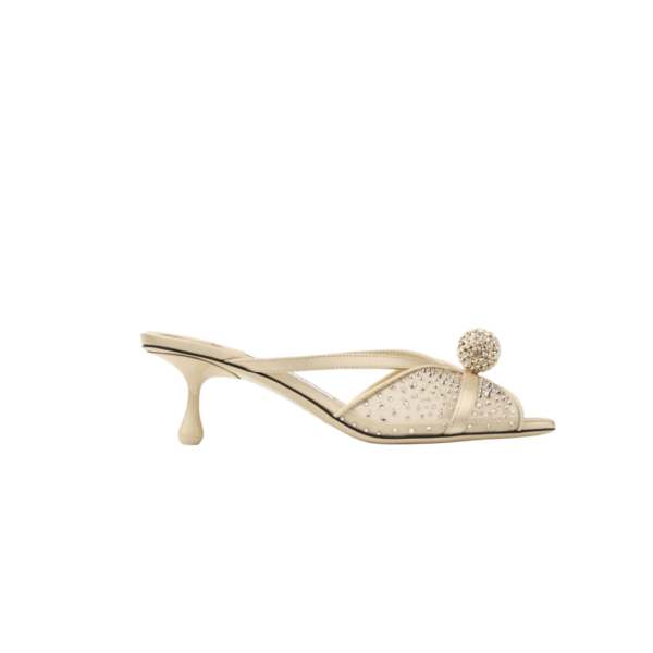 Siva Mule Vanillecreme 4,5 cm
