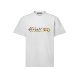 Verziertes Signature-T-Shirt Weiß