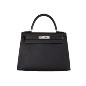 Kelly Epsom 28 Schwarz/Silber