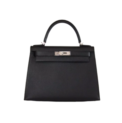 Kelly Epsom 28 Schwarz/Silber