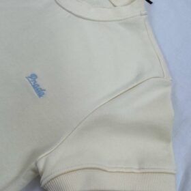 T-Shirt aus Baumwoll-Fleece