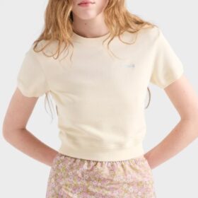 T-Shirt aus Baumwoll-Fleece