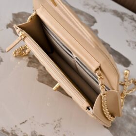 Chain Beige/Lammfell Leather 19 cm
