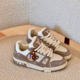 Trainer Wildleder Beige