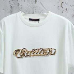 Verziertes Signature-T-Shirt Weiß