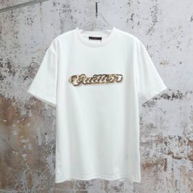 Verziertes Signature-T-Shirt Weiß