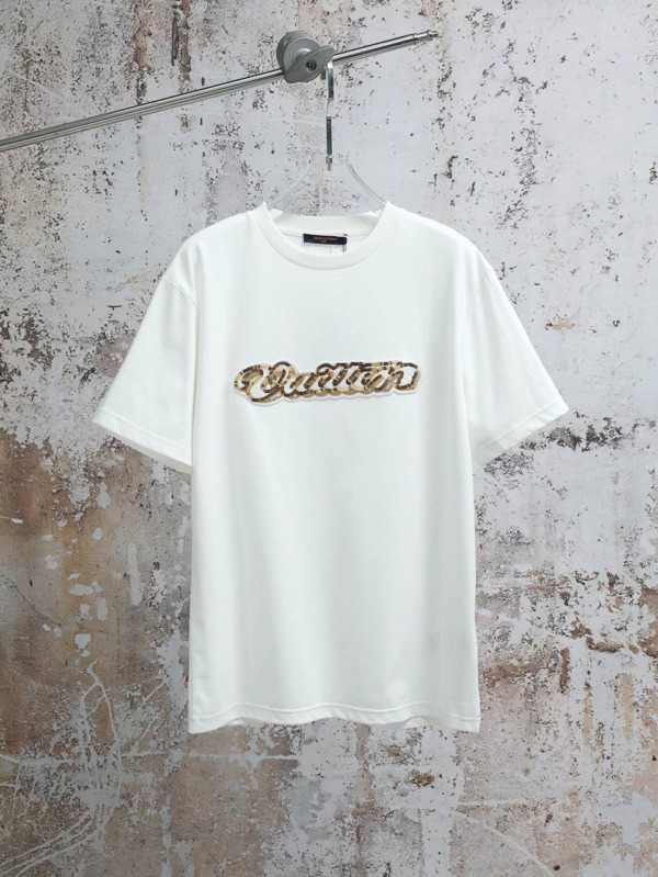 Verziertes Signature-T-Shirt Weiß