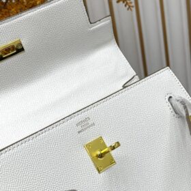 Kelly 25 Epsom Reinweiß/Gold