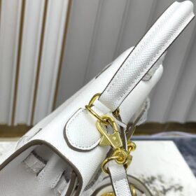 Kelly 25 Epsom Reinweiß/Gold