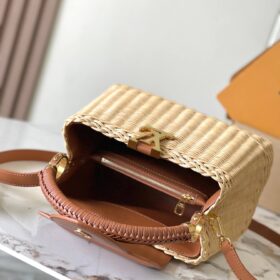 Capucines Rattan Braun/Gold 21 cm