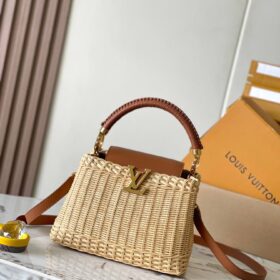 Capucines Rattan Braun/Gold 21 cm