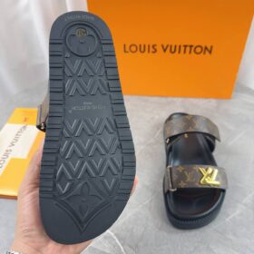 LV Sunset Flat Mule Braun/Schwarz