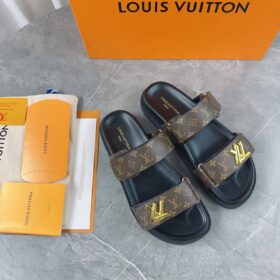 LV Sunset Flat Mule Braun/Schwarz