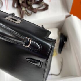 Mini Kelly 2 Schwarz/Silber 19 cm