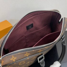Porte-Documents Monogram Schwarz/Braun 37cm
