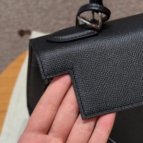 Kelly Epsom 28 Schwarz/Silber