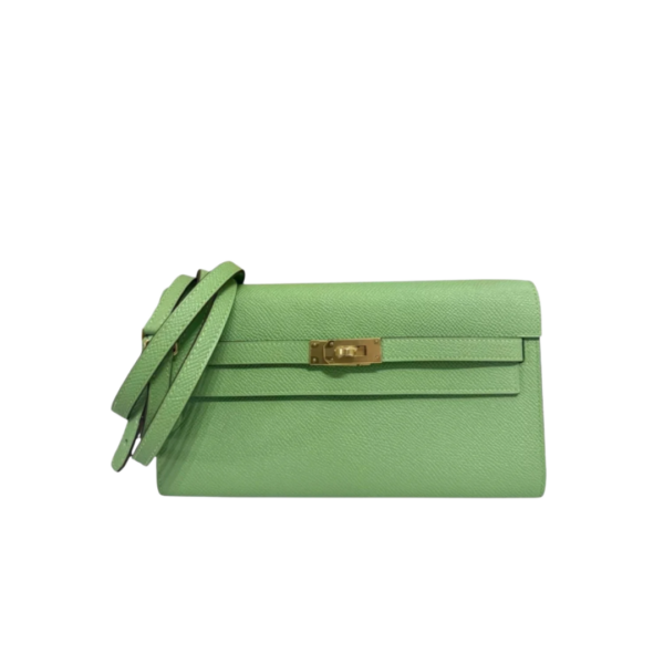 Kelly To Go Vert Criquet Evercolor 19 cm