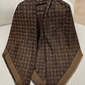 Klassischer Monogram-Schal/Braun