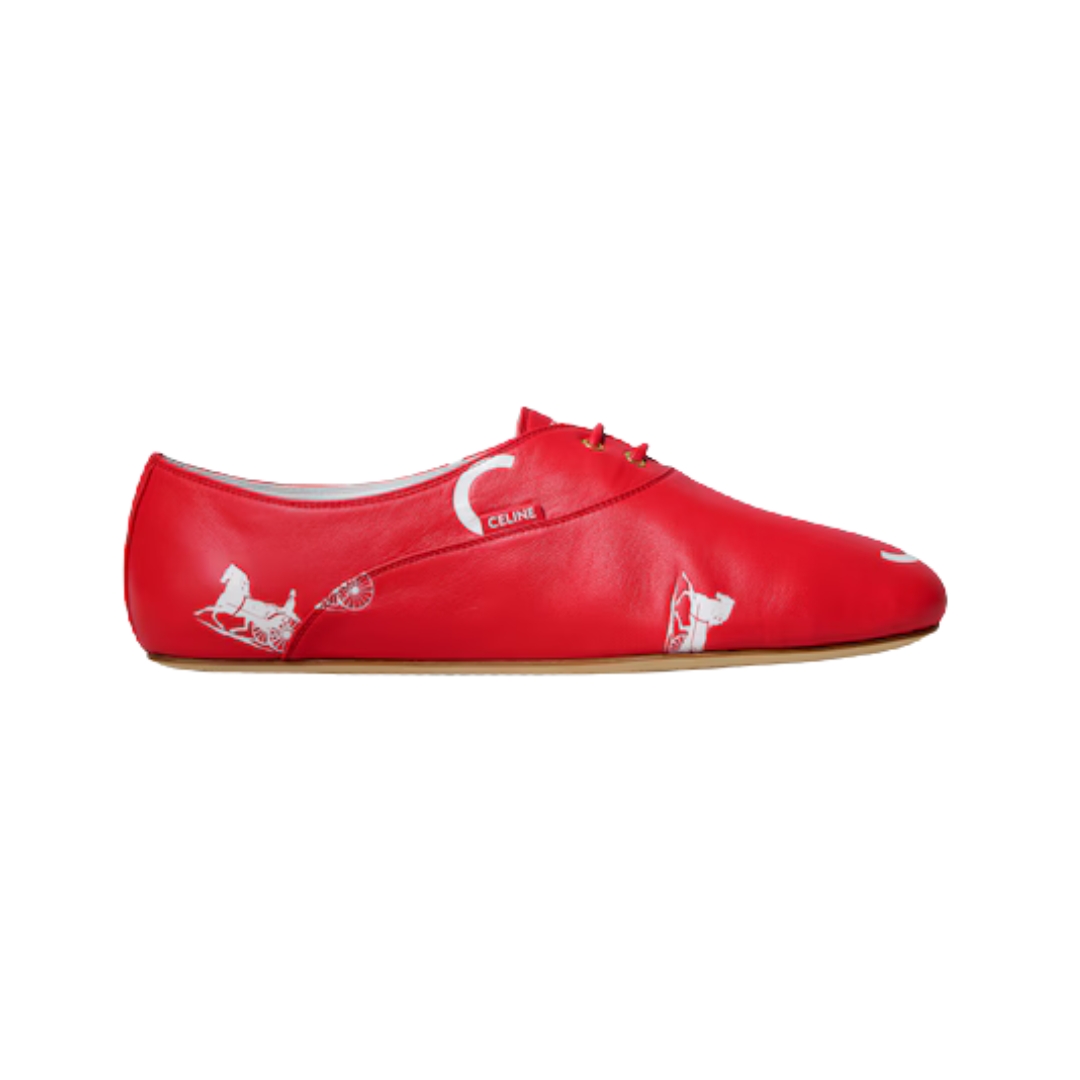 Lace-Up Rot/Weiß