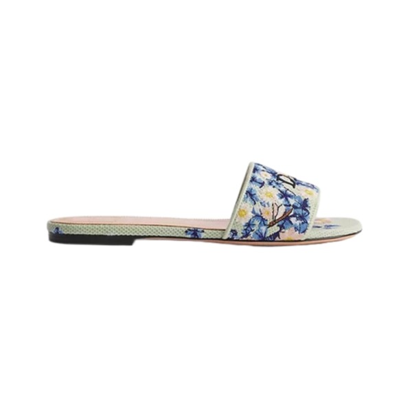 Embroidered Blau
