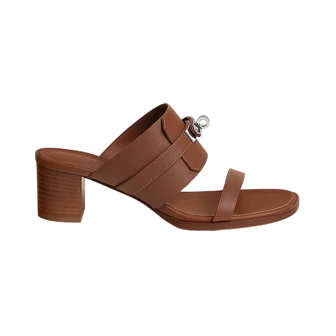 Ninon Cognac/Gold 5 cm