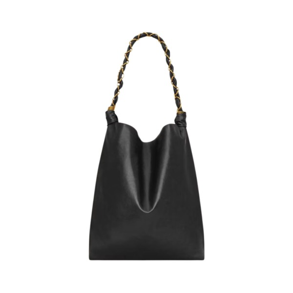 Smooth Leather Schwarz 38 cm