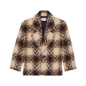 Single-Breasted Beige