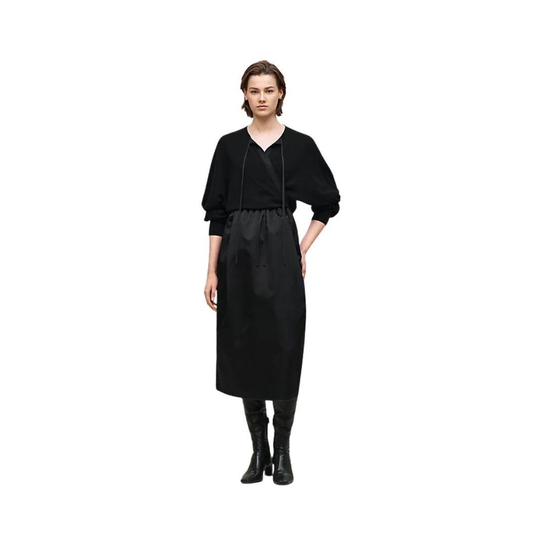 Wrap Cashmere Schwarz