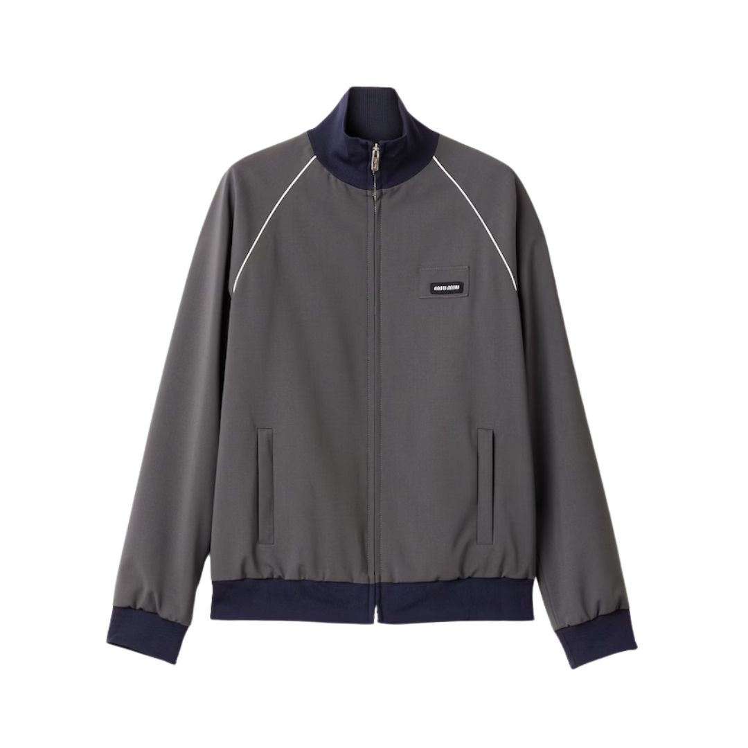 Wool Blouson Hematit