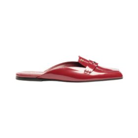 Shiny Calfskin Burgund 1 cm