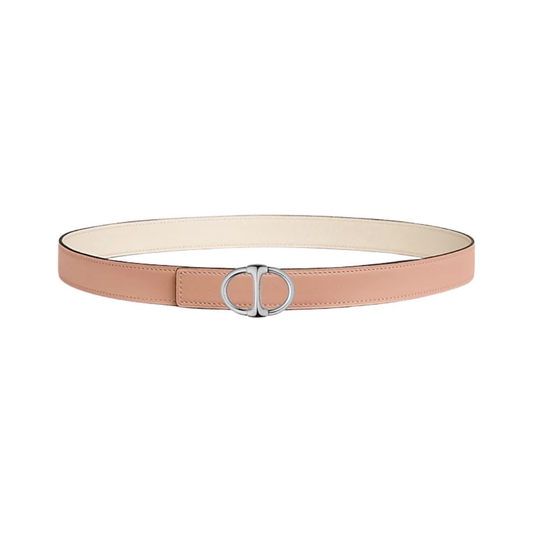 Reversible Leather Silber 2.4 cm