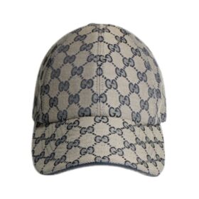 Cotton Canvas Baseball Beige/Blau