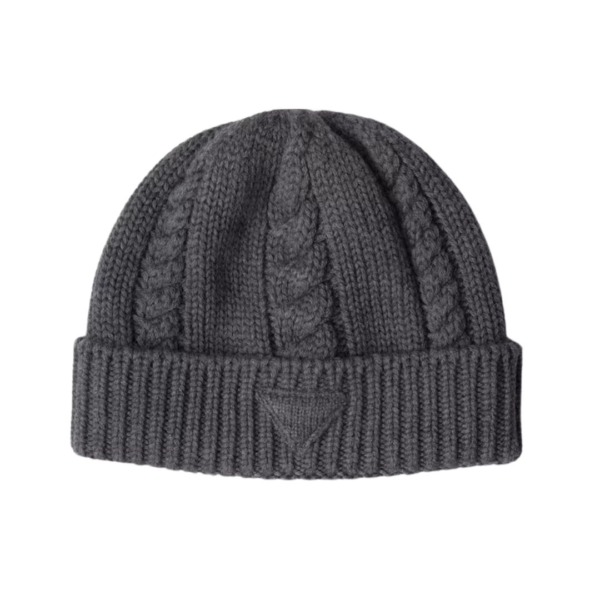 Wool Beanie Grau