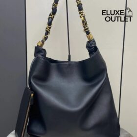 Smooth Leather Schwarz 38 cm