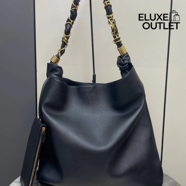 Smooth Leather Schwarz 38 cm