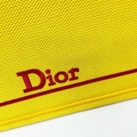 Book Tote Bestickter gelber und roter  41 cm