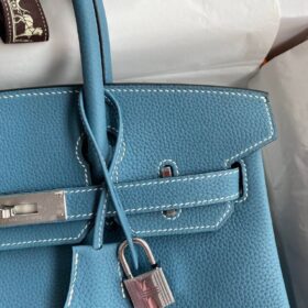 Birkin 35 Bleu Jean Togo