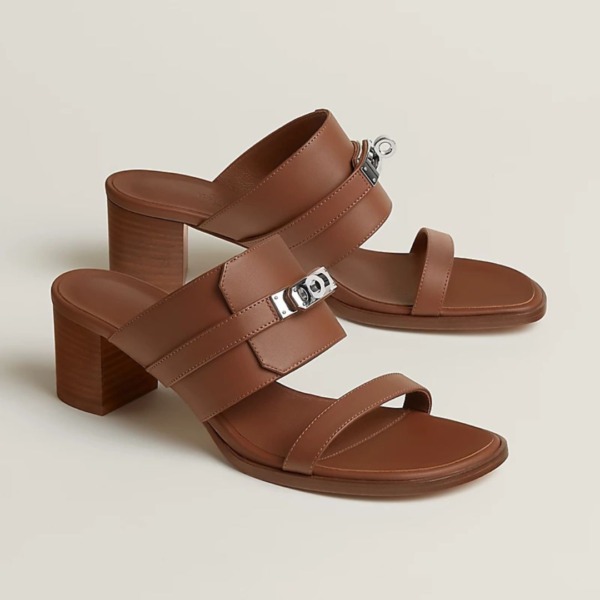Ninon Cognac/Gold 5 cm